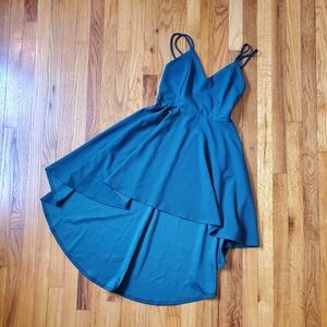 Windsor Green Fit and Flare Strappy Dress - 8/10